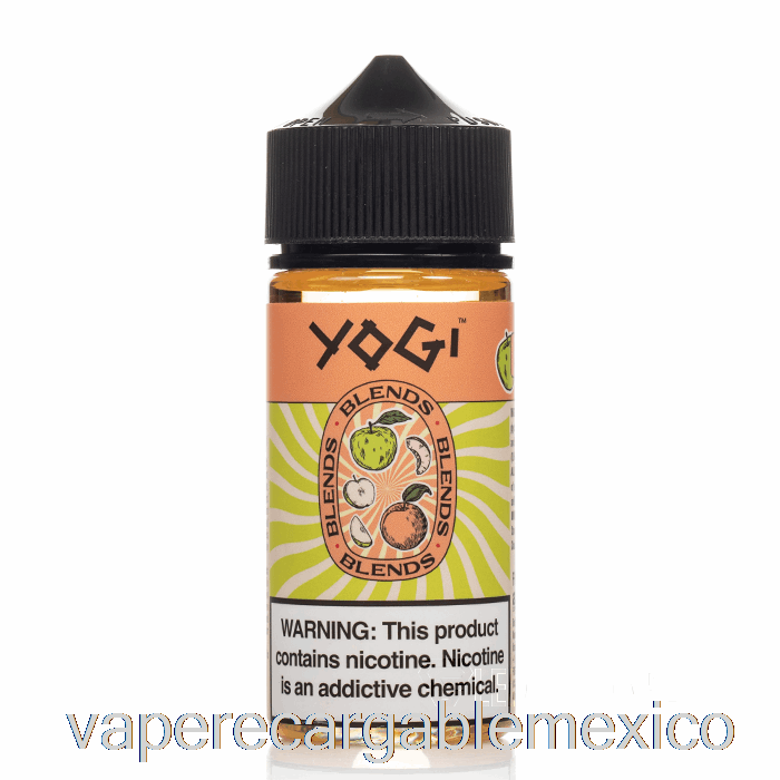 Vape Recargable Manzana Melocotón Hielo - Yogi Blends - 100ml 6mg